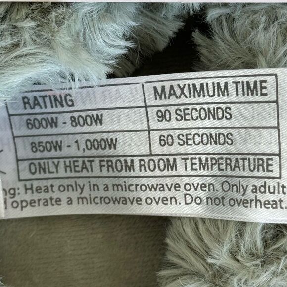 Intel “Warmies” Lavender Scented Microwavable Slippers OSFM - Picture 5 of 6